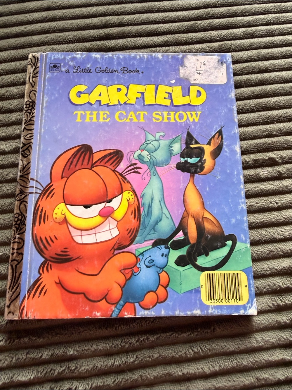 Garfield The Cat Show Vintage Little Golden Book